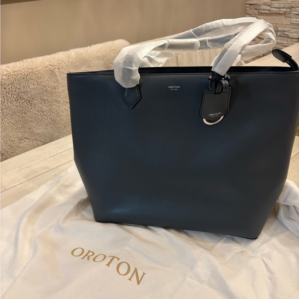 OROTON Brand New with Tags Authentic Australian Saffiano Leather Inez Tote Bag - Picture 4 of 10